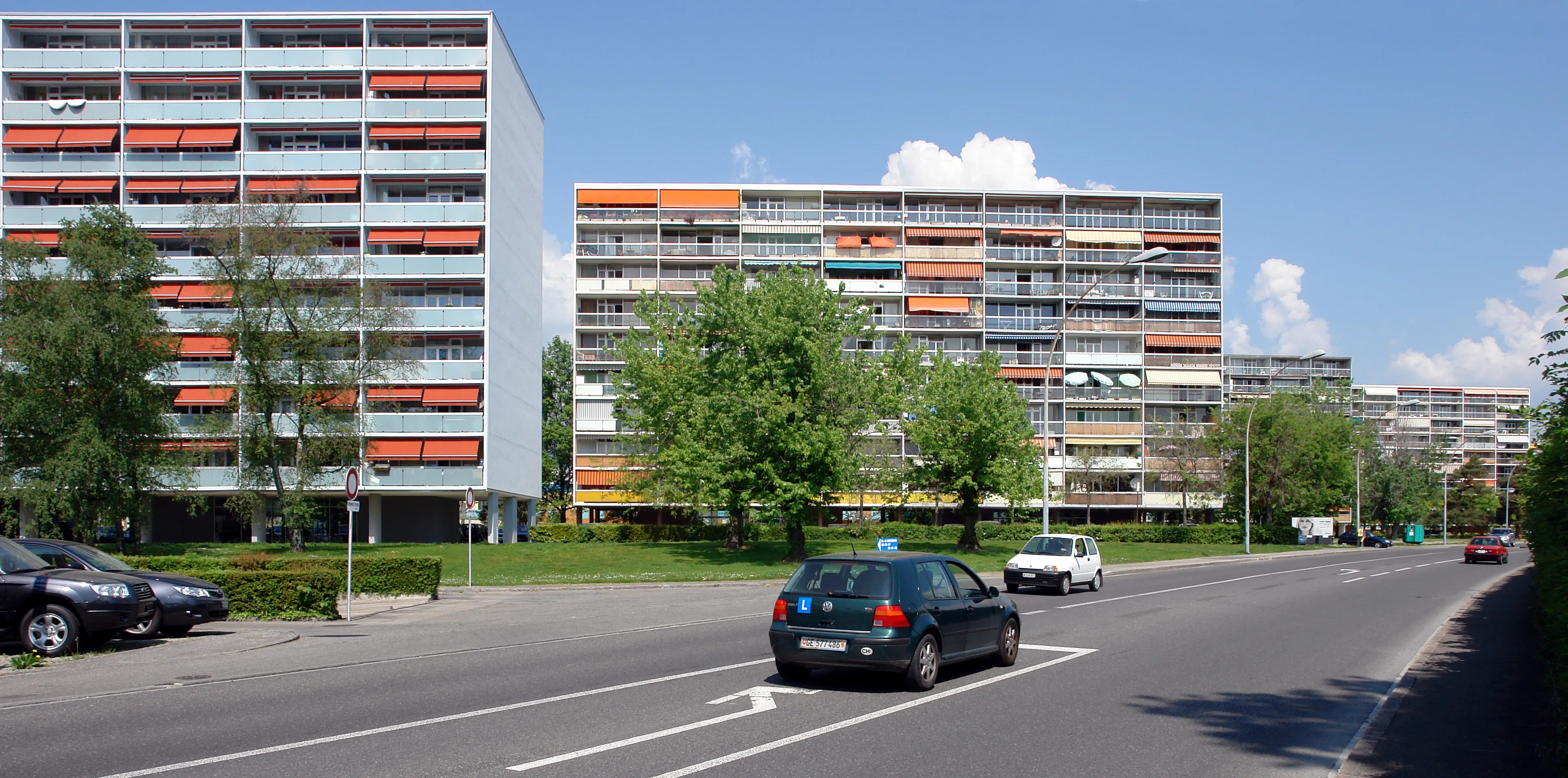 Meyrin - quartier résidentiel de la commune genevoise
